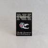 NerdyKeppie Proud to the Bone Wolf Skull Pride Enamel Pins. A wolf skull pride enamel pin for our Proud to the Bone project, wearing an adorable crown of flowers!