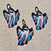 Translucent Pride Ghost Resin Pendant Necklace