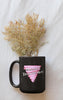 NerdyKeppie "Publicly Homosexual / Transsexual" Pink Triangle Coffee Mug. Our "Publicly Homosexual / Transsexual" Pink Triangle Coffee Mug is 15 ounces deep and ships directly from Portland, Oregon USA.