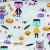 A NerdyKeppie Trick or Treat Cotton Flannel Heat & Cold Pack. A microwaveable heat and cold pack featuring a cute monster-themed design, great gift for friends with, you know, achy joints and stuff.