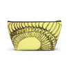 NerdyKeppie Vintage Snake Skeleton Zipper Pouch with T-Bottom. A zippered accessory/makeup bag featuring a t-bottom and a Vintage Snake Skeleton pattern. This zipper pouch is fully lined and comes in two sizes.