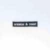 NerdyKeppie's White "Organize and Resist" Embroidered Patch are stitched on sturdy rectangular duck cloth and backed with vinyl fuse.