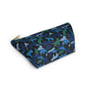 NerdyKeppie Wolf Pack Gay Men's Pride Zipper Pouch with T-Bottom. A zippered accessory/makeup bag featuring a t-bottom and a Wolf Pack pattern in MLM pride colors. This gay men's pride zipper pouch is fully lined and comes in two sizes.