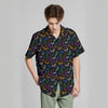 Engraved Bats Pride Flag Colors Hawaiian Shirt Up To 8X