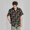 NerdyKeppie Raveyard Ghosts Pride Flag Colors Hawaiian Shirt Up To 8X. Our 100% cotton Hawaiian shirt, now in sizes up to 8X! The "Raveyard" ghosts pattern comes in multiple Pride Flag colors, a perfect holiday or coming-out gift. 