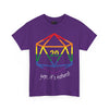 NerdyKeppie "Yep, It's Natural" d20 Cotton Rainbow Gay Pride Tee Shirt. A unisex cotton tee shirt with a "Yep, It's Natural" design on it in rainbow pride colors. This gay pride tee shirt has a classic fit.