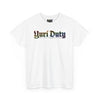 "Yuri Duty" Rainbow Gay Pride Unisex Heavy Cotton Tee