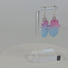 Hamsa Resin Pride Earrings