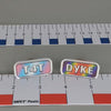 "FAG" Mirrored Pride Pin