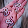 Snake Resin Pendant Necklace