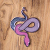 Snake Resin Pendant Necklace