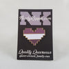 NerdyKeppie Console Pride 8-Bit Heart Pride Enamel Pins. Adorable pride enamel pins in the shape of 8-bit hearts like video game sprites. Show your pride!