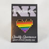 NerdyKeppie Console Pride 8-Bit Heart Pride Enamel Pins. Adorable pride enamel pins in the shape of 8-bit hearts like video game sprites. Show your pride!