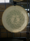 NerdyKeppie Embroidered Knotwork Tree of Life Embroidered Wall Hanging. 