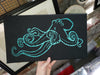 NerdyKeppie Embroidered Octopus Wall Hanging. 