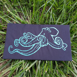 NerdyKeppie Embroidered Octopus Wall Hanging. 