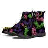 NerdyKeppie Engraved Bats Synthetic Leather Inclusive Lesbian Pride Boots. 