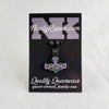 NerdyKeppie Faith & Pride Mjolnir Enamel Pins. A Mjolnir knotwork design for our Faith & Pride enamel pins collection, available in a wide variety of pride flag designs!