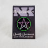 NerdyKeppie Faith & Pride Pentacle Enamel Pin. A Pentacle design for our Faith & Pride enamel pins collection, available in a wide variety of pride flag designs!