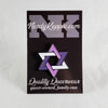 NerdyKeppie Faith & Pride Star of David Enamel Pin. A Star of David design for our Faith & Pride enamel pins collection, available in a wide variety of pride flag designs!