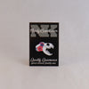 NerdyKeppie Proud to the Bone Otter Skull Pride Enamel Pins. An otter skull pride enamel pin for our Proud to the Bone project, wearing an adorable crown of flowers!