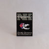 NerdyKeppie Proud to the Bone Wolf Skull Pride Enamel Pins. A wolf skull pride enamel pin for our Proud to the Bone project, wearing an adorable crown of flowers!
