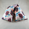 A NerdyKeppie Hedgehog Flannel Heat & Cold Pack. 