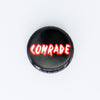 NerdyKeppie Leftist Political Buttons. 1" diameter metal pinback buttons featuring leftist symbols and slogans.