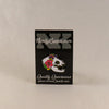 NerdyKeppie Proud to the Bone Bat Skull Pride Enamel Pins. A vampire bat skull pride enamel pin for our Proud to the Bone project, wearing an adorable crown of flowers!