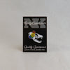 NerdyKeppie Proud to the Bone Fox Skull Pride Enamel Pins. A fox skull pride enamel pin for our Proud to the Bone project, wearing an adorable crown of flowers!