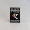 NerdyKeppie Proud to the Bone Tiger Skull Pride Enamel Pins. A tiger skull pride enamel pin for our Proud to the Bone project, wearing an adorable crown of flowers!