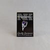 NerdyKeppie Proud to the Bone Crow Skull Pride Enamel Pins. A crow skull pride enamel pin for our Proud to the Bone project, wearing an adorable crown of flowers!