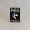 NerdyKeppie Proud to the Bone Tiger Skull Pride Enamel Pins. A tiger skull pride enamel pin for our Proud to the Bone project, wearing an adorable crown of flowers!