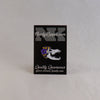 NerdyKeppie Proud to the Bone Wolf Skull Pride Enamel Pins. A wolf skull pride enamel pin for our Proud to the Bone project, wearing an adorable crown of flowers!