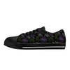 NerdyKeppie Octopus Consortium Canvas Low Top Genderqueer Pride Sneakers. A canvas low top sneaker with an Octopus Consortium design on it in genderqueer pride colors. These low top genderqueer pride sneakers go up to US Men’s 14!