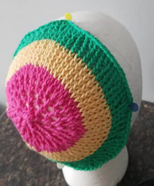 NerdyKeppie Pan Pride Kippah / Yarmulke. 