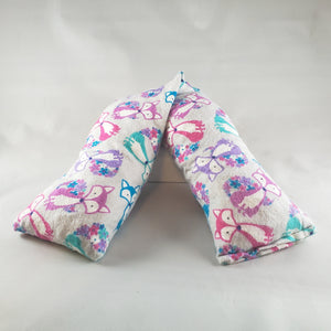 A NerdyKeppie Pastel Foxes Flannel Heat & Cold Pack. 