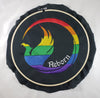 NerdyKeppie Phoenix Reborn Rainbow Gay Pride Wall Art. 