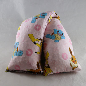 A NerdyKeppie Pink Pokemon Starters Heat & Cold Packs. 
