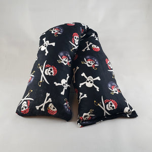 A NerdyKeppie Pirate Cotton Heat & Cold Pack. 