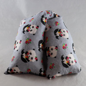 A NerdyKeppie Playful Pandas Heat & Cold Pack. 
