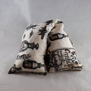A NerdyKeppie Poisons & Bugs Halloween Heat & Cold Packs. 