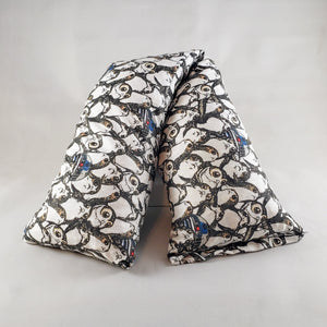 A NerdyKeppie Porg & R2D2 Star Wars Print Heat & Cold Packs. 