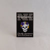 NerdyKeppie Proud to the Bone Human Skull Pride Enamel Pins. A human skull pride enamel pin for our Proud to the Bone project, wearing an adorable crown of flowers!