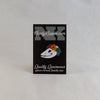 NerdyKeppie Proud to the Bone Possum Skull Pride Enamel Pins. A possum skull pride enamel pin for our Proud to the Bone project, wearing an adorable crown of flowers!
