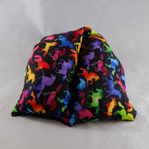A NerdyKeppie Rainbow Unicorns Heat & Cold Pack. 