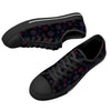 NerdyKeppie Scattered Dice Canvas Low Top Bi Pride Sneakers. A canvas low top sneaker with a scattered dice design on it in bisexual pride colors. These low top bi pride sneakers go up to US Men’s 14!