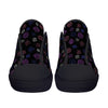 NerdyKeppie Scattered Dice Canvas Low Top Genderfluid Pride Sneakers. 