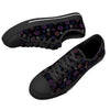 NerdyKeppie Scattered Dice Canvas Low Top Genderfluid Pride Sneakers. 