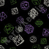 NerdyKeppie Scattered Dice Canvas Low Top Genderqueer Pride Sneakers. A canvas low top sneaker with a scattered dice design on it in genderqueer pride colors. These low top genderqueer pride sneakers go up to US Men’s 14!